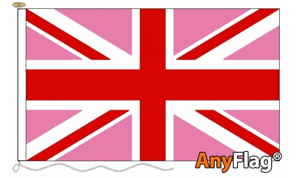 Union Jack Pink Custom Printed AnyFlag®
